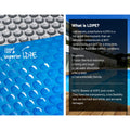 Aquabuddy Pool Cover 500 Micron 10.5x4.2m Solar Blanket Blue