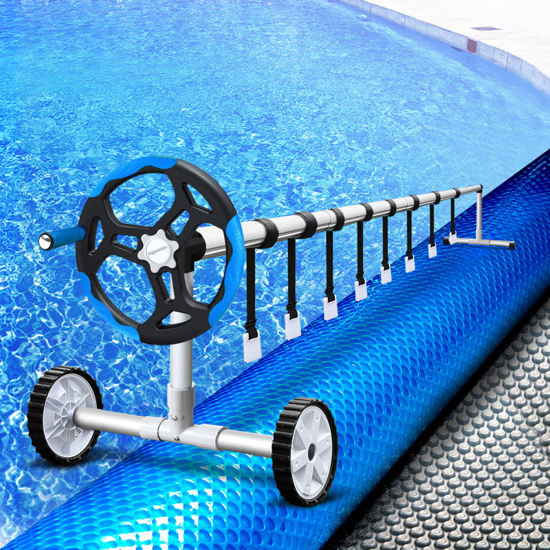 Aquabuddy Pool Cover 500 Micron 10.5x4.2m Solar Blanket Blue