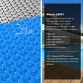 Aqua Buddy 600 Micron Solar Pool Cover 10.5x4.2m LDPE w/ Roller