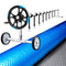 Aquabuddy Pool Cover 500 Micron 11x4.8m Silver Swimming Pool Solar Blanket 5.5m Blue Roller