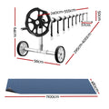 Aqua Buddy Pool Cover 600 Micron 11x4.8m Solar Blanket Roller
