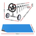 Aqua Buddy Pool Cover 600 Micron 11x6.2m Solar Blanket Roller