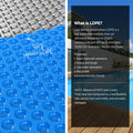 Aqua Buddy Pool Cover 600 Micron 11x6.2m Solar Blanket Roller