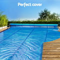 Aqua Buddy Pool Cover 11x6.2m 400 Micron Solar Blanket Roller