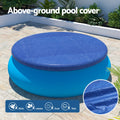 Aqua Buddy Pool Cover 2.44m Round Above Ground Blanket Blue