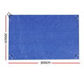 Aquabuddy Pool Cover 3x2m Above Ground Swimming Pool Blanket Blue