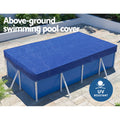 Aquabuddy Pool Cover 3x2m Above-ground Swimming Pool Blanket Blue