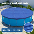 Aqua Buddy Pool Cover 3.66m Round Above Ground Blue Blanket