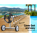 Aquabuddy Pool Cover 6.5x3m 400 Micron Silver Solar Blanket