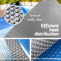 Aqua Buddy Pool Cover 7x4m 500 Micron Solar Blanket Blue