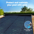 Aqua Buddy Pool Cover 600 Micron 7x4m Solar Blanket Black