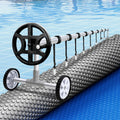 Aqua Buddy Pool Cover 600 Micron 7x4m w/ Roller 4m Swimming Pools Sliver Solar Blanket