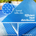 Aquabuddy Pool Cover 500 Micron 8x4.2m Solar Blanket Blue