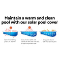 Aquabuddy Pool Cover 500 Micron 8x4.2m Solar Blanket Blue