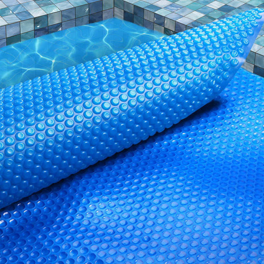 Aquabuddy Pool Cover 500 Micron 8x4.2m Solar Blanket Blue