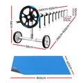 Aqua Buddy Solar Pool Cover 8x4.2m 600 Micron Heat Blanket Blue