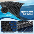 Aqua Buddy Pool Cover 500 Micron 8.5x4.2m w/ Blue Roller 5.55m Swimming Pools Black Solar Blanket