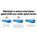 Aquabuddy Pool Cover 500 Micron 9.5x5m Solar Blanket Blue