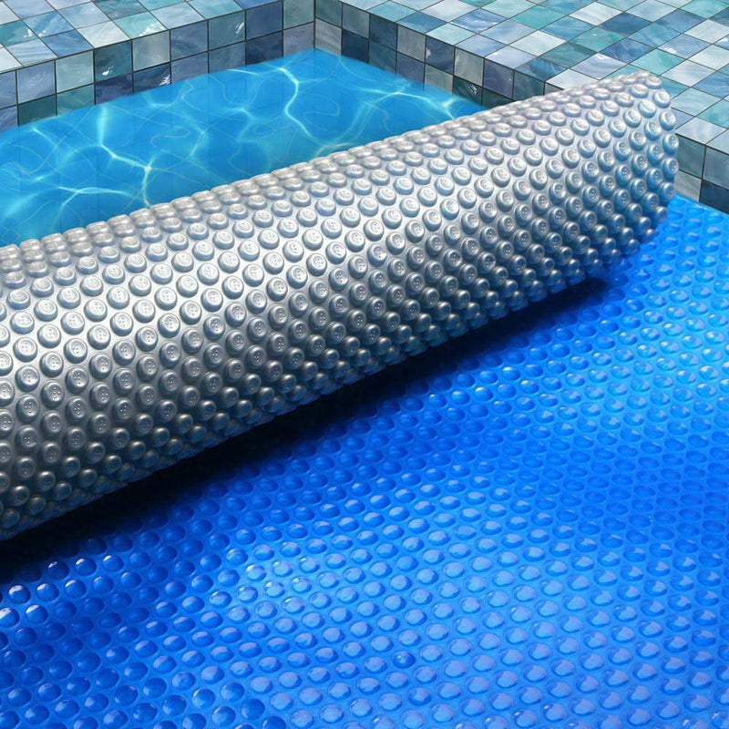 Aqua Buddy Pool Cover 9.5x5m 400 Micron Solar Blanket Blue
