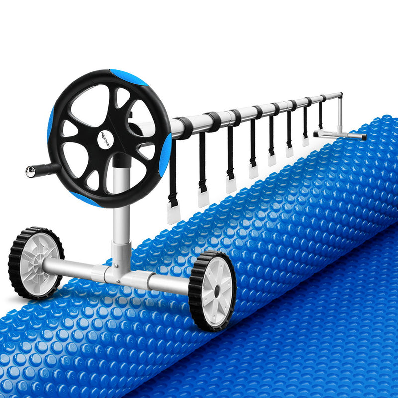 Aqua Buddy Pool Cover 9.5x5m 600 Micron Solar Blanket Roller