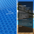 Aqua Buddy Pool Cover 9.5x5m 600 Micron Solar Blanket Roller