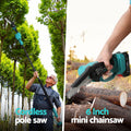 Giantz 20V Cordless Chainsaw 6