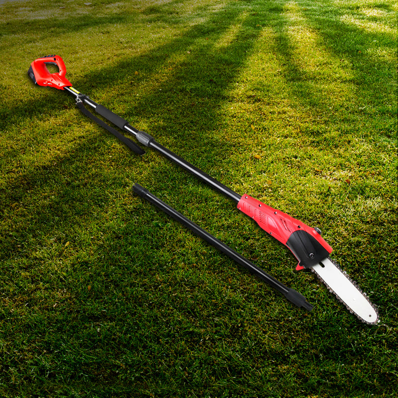 Giantz 20V Cordless Pole Chainsaw 8in 2.7m Long Reach Battery