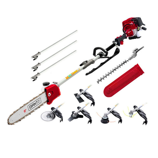 Giantz 4 Stroke 12" Pole Chainsaw Hedge Trimmer Tree Pruner