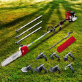 Giantz 12 Inch Pole Chainsaw 2 Stroke Petrol Tree Pruner 9 In 1