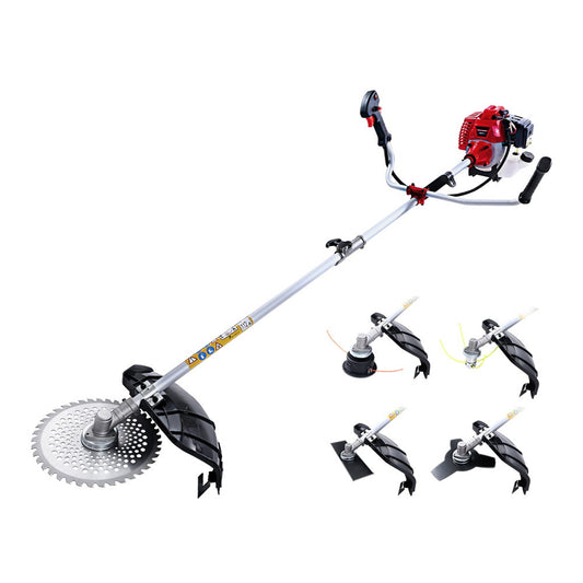 Giantz 5 in 1 Petrol Pole Chainsaw Hedge Trimmer Tree Pruner