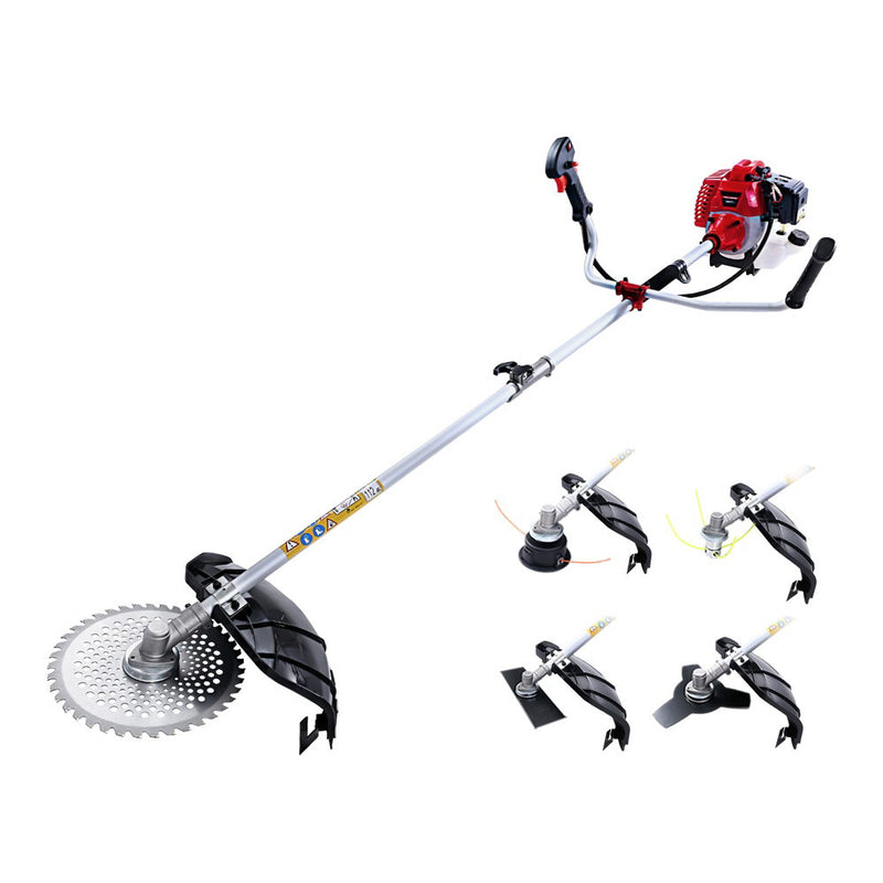 Giantz 5 in 1 Petrol Pole Chainsaw Hedge Trimmer Tree Pruner