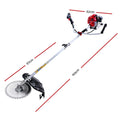 Giantz 2 Stroke Petrol Pole Chainsaw Hedge Trimmer 7 in 1