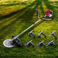 Giantz 2 Stroke Petrol Pole Chainsaw Hedge Trimmer 7 in 1