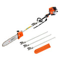 Giantz 4 Stroke Pole Chainsaw 12 Inch Bar Petrol Tree Pruner
