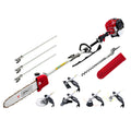 Giantz 7 in 1 Pole Chainsaw 2 Stroke Petrol Hedge Trimmer