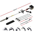 Giantz 62CC 7-in-1 Pole Chainsaw Hedge Trimmer 5.6m Black