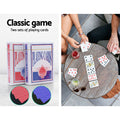Poker Chips Set 300pcs Casino Texas Hold'em Game Dice Cards Case