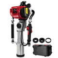 Giantz 38CC Petrol Post Driver 4-Stroke Fence Rammer Red