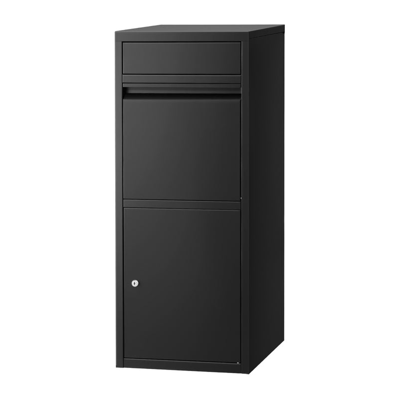 Gardeon Parcel Letterbox Drop Box Black Mailbox Package