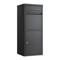Gardeon Parcel Letterbox Drop Box Black Mailbox Package