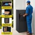 Gardeon Parcel Letterbox Drop Box Black Mailbox Package