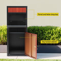 Gardeon Parcel Letterbox Drop Box Black