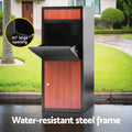 Gardeon Parcel Letterbox Drop Box Black