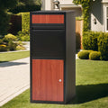 Gardeon Parcel Letterbox Drop Box Black