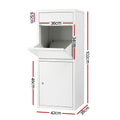 Gardeon Parcel Letterbox Drop Box White Package