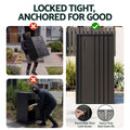 Gardeon Parcel Letterbox Drop Box Package Slot MailBox Black