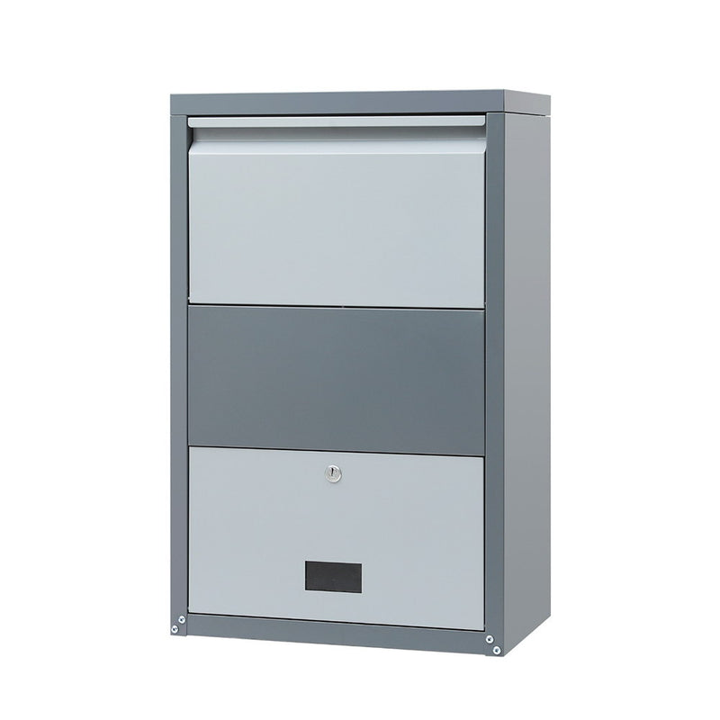 Gardeon Parcel Letterbox Drop Box Grey