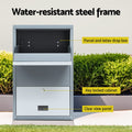 Gardeon Parcel Letterbox Drop Box Grey