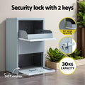Gardeon Parcel Letterbox Drop Box Grey