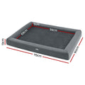 i.Pet Dog Cat Bed Extra Large Grey Egg Crate Washable Sofa